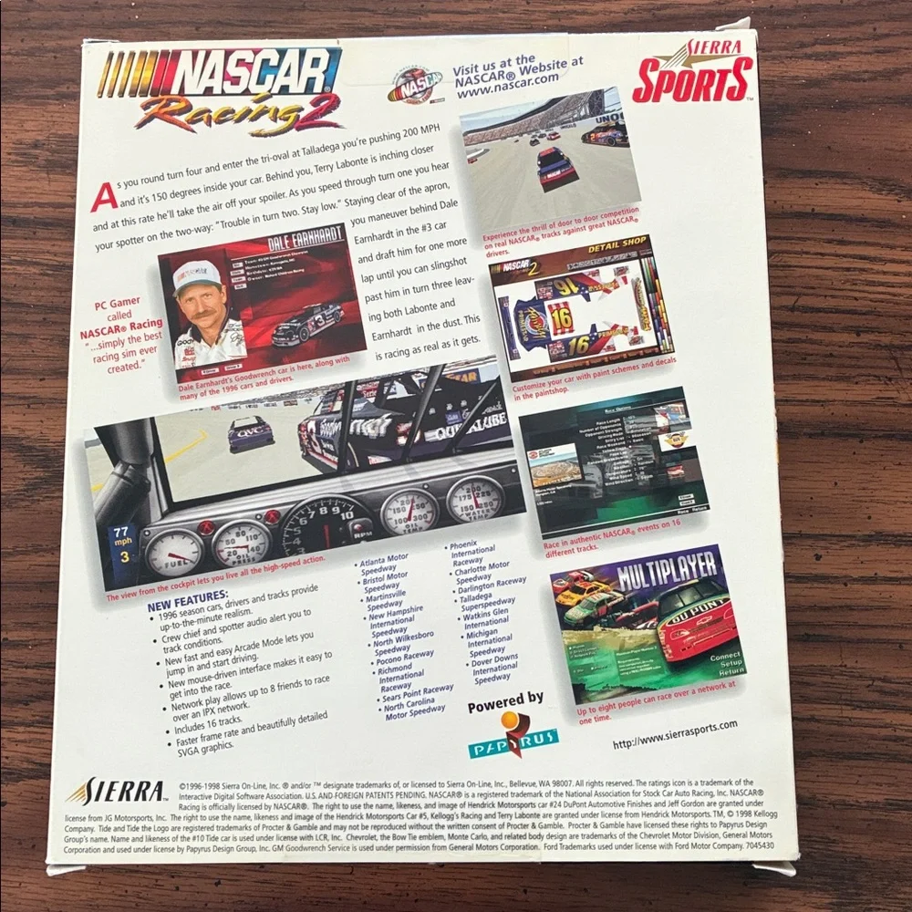05:06  1996 Vintage Collectible NASCAR Racing 2 PC Game
